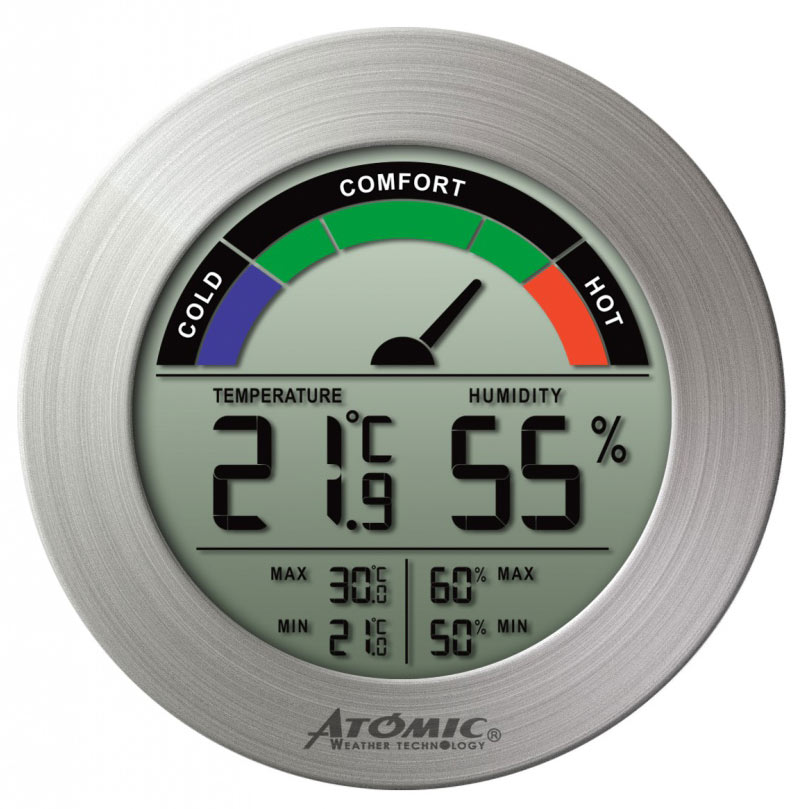 Показывает температуру и влажность. Цифровой гигрометр термометр для бани. Метеостанция Atomic w918010. Термометр-гигрометр для бани цифровой с выносным датчиком. Atomic термометр с гигрометром.